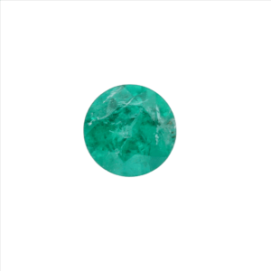 0.62CT Round Shape Emerald