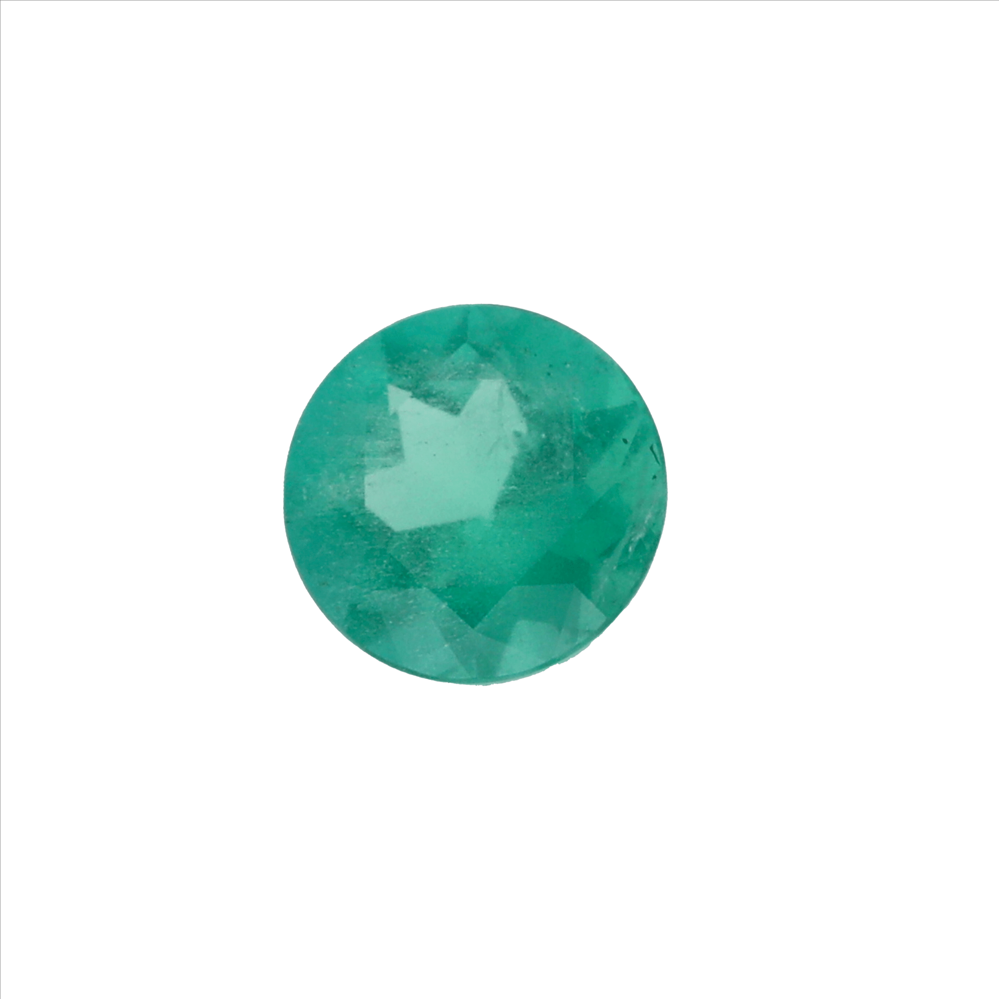 1.11CT Round Shaped Emerald